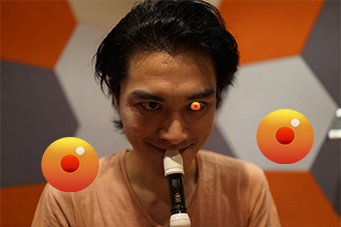 川越 康弘（スネアドラム・リコーダー）